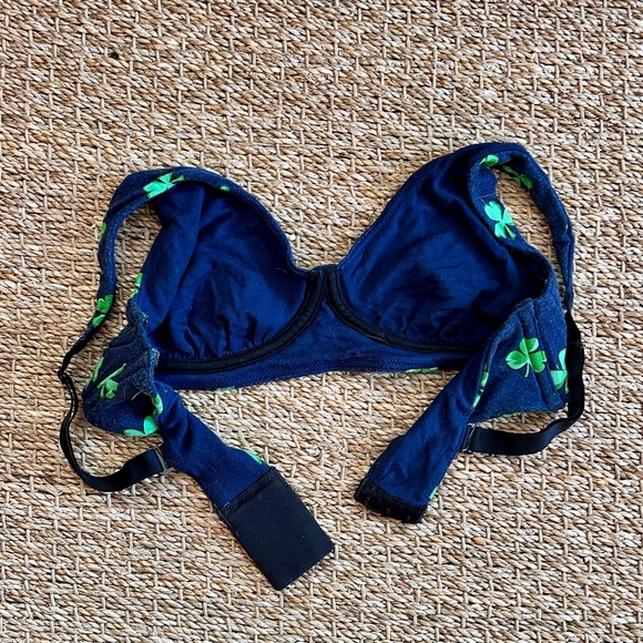 Set of 3 Novelty Print Bralettes / Lounge Bras - Picture 14 of 16
